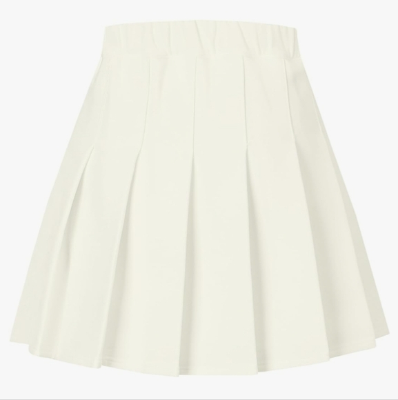 SANGTREE PLUS SIZE Women's Pleated Elastic Waist Skirt with Pockets - Picture 1 of 6